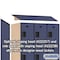 Salsbury Industries Wardrobe Locker, 45" W, 24" D, 76" H, (3) Wide, (9) Openings, Blue 23364BLU - alternate 4